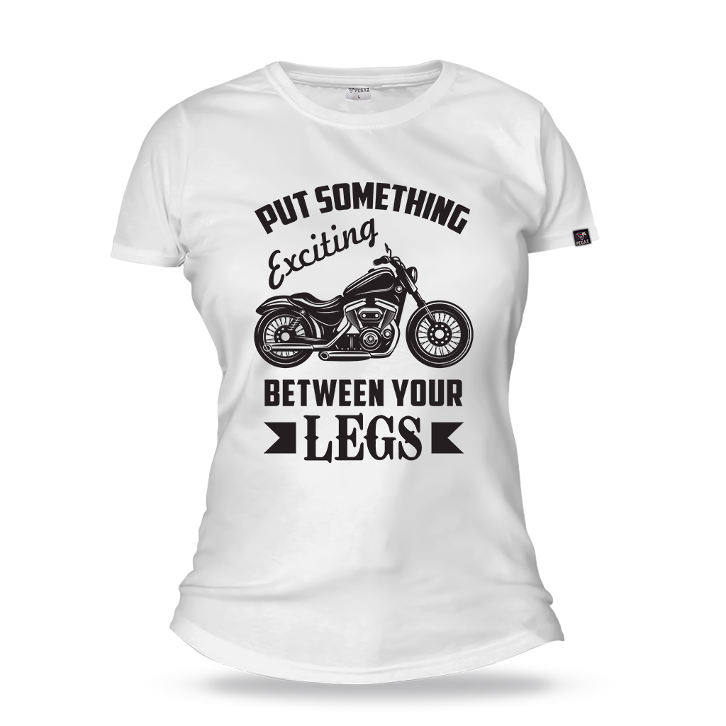 Zenska moto majica put something exciting between your legs pegaz shop