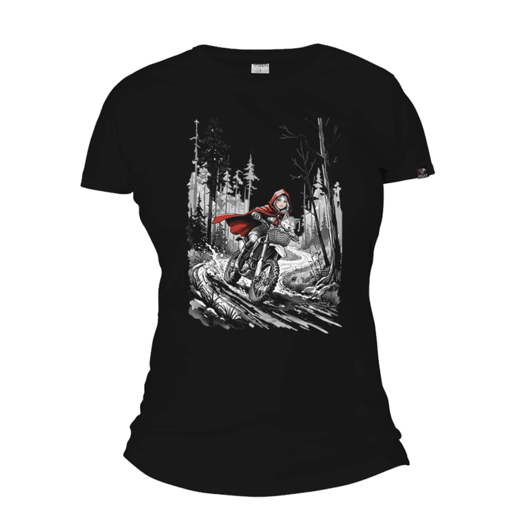 Zenska moto majica Crvenkapa pegaz shop