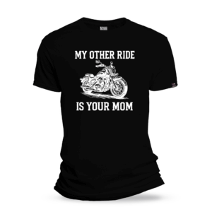 Moto majica My other ride is your mom