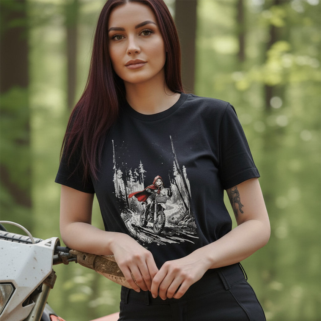 Zenska moto majica Crvenkapa pegaz shop