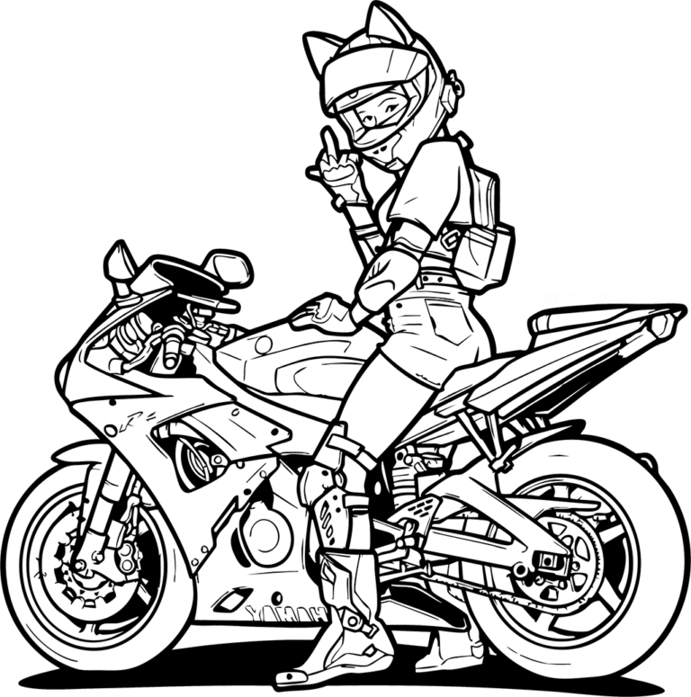 Moto majica Purr n' Ride