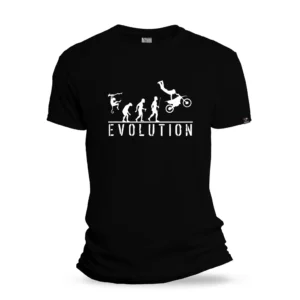 Moto majica Evolution of a Biker