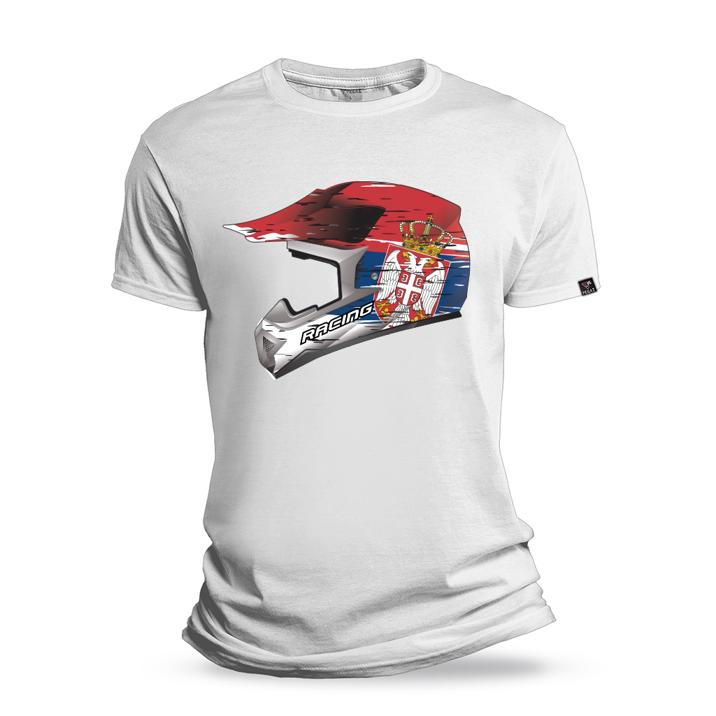 Moto majica Kaciga Srbija - Слика 2