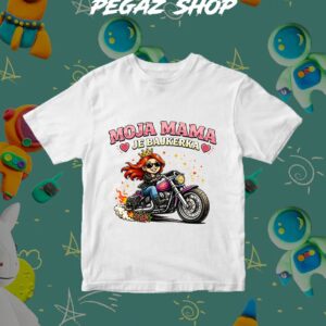 Dečija moto majica Moja Mama Je Bajkerka